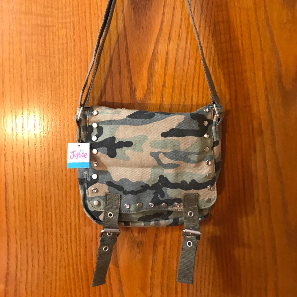 Camo Purse with Rhinestone accents